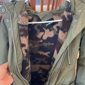 Army Green winter coat